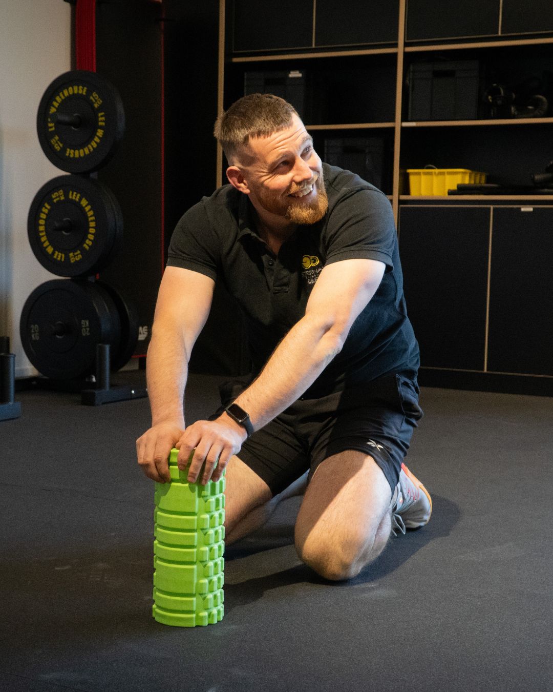 James scoring a try at rugby